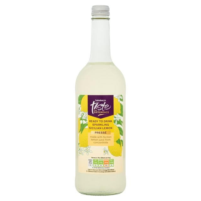 Sainsbury's 750ml Sicilian Lemonade Bottle, Taste the Difference - gallery image 1
