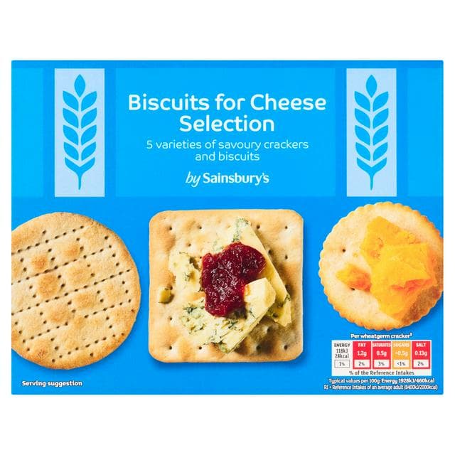 Sainsbury's 200g Cheese Selection Biscuits - gallery image 1