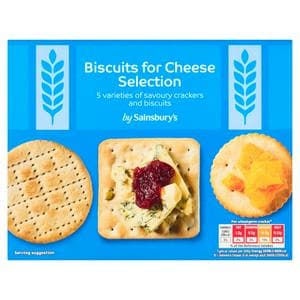 Sainsbury's 200g Cheese Selection Biscuits