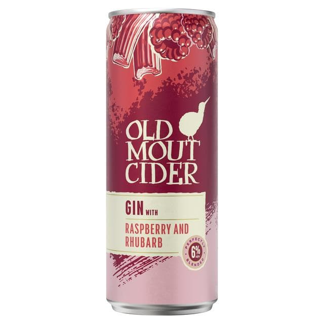 Old Mout Cider 330ml Gin Cocktail Raspberry & Rhubarb Can - gallery image 1