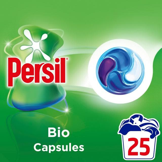 Persil 25 Washes 4 in 1 Fast Dissolving Bio Laundry Capsules - gallery image 1