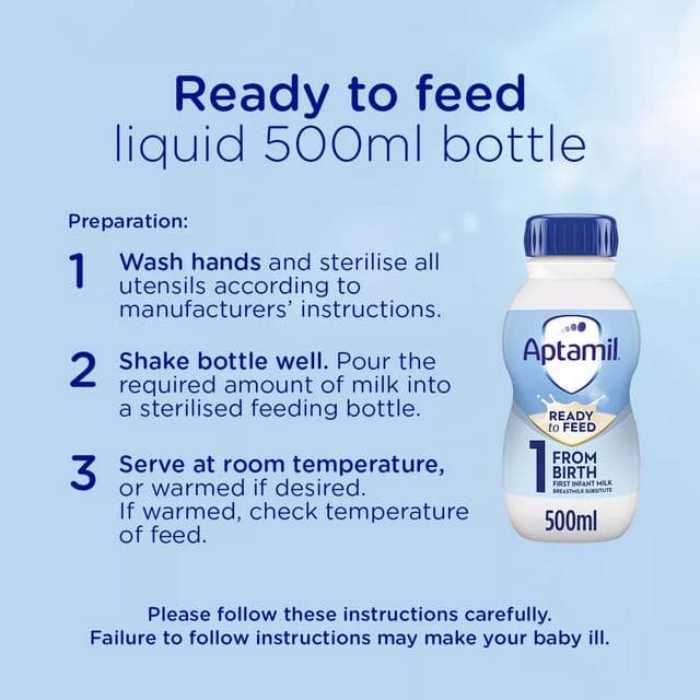 Aptamil 500ml 1 from Birth First Infant Milk - gallery image 3