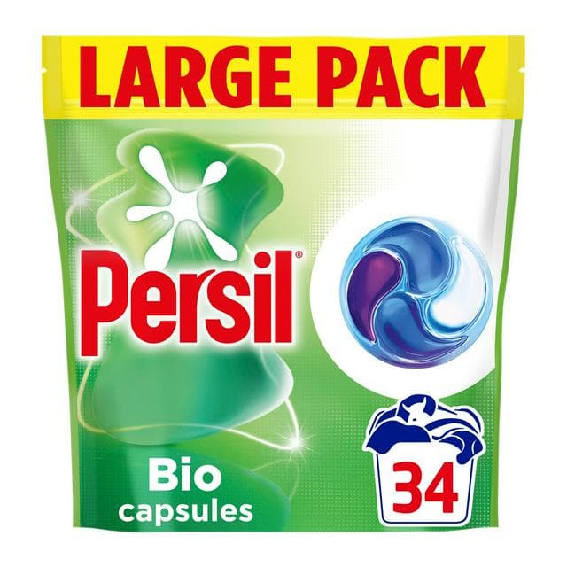 Persil 34 Washes 4 in 1 Fast Dissolving Bio Laundry Capsules - gallery image 1