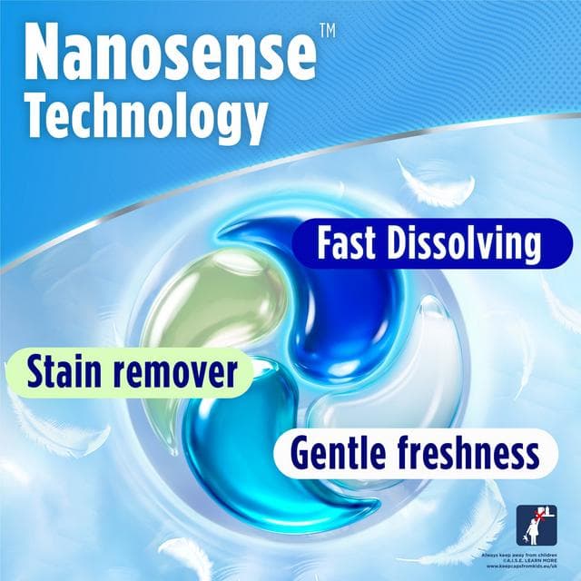 Persil 48 Washes 4 in 1 Fast Dissolving Non Bio Laundry Capsules - gallery image 3
