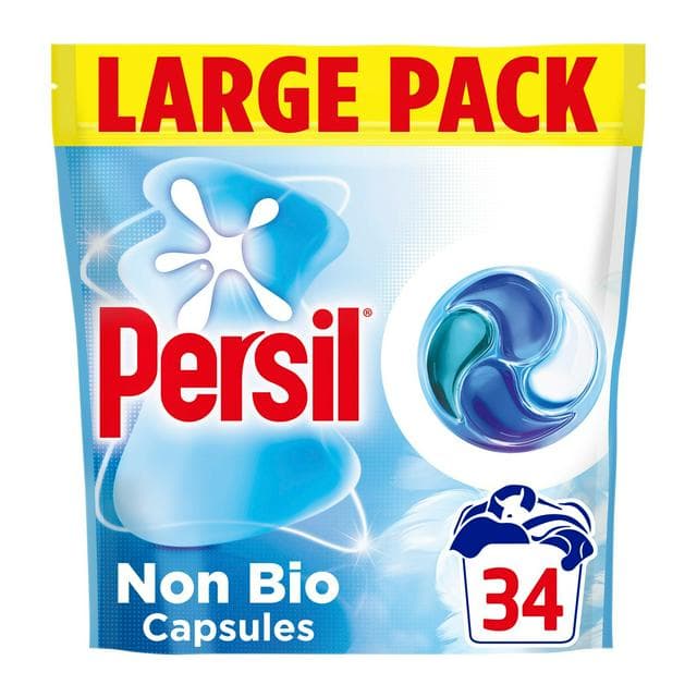 Persil 34 Washes 4 in 1 Fast Dissolving Non Bio Laundry Capsules - gallery image 1