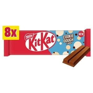 KitKat 8 x Finger Cookie Dough Flavour Multipack Chocolate Bar 165g