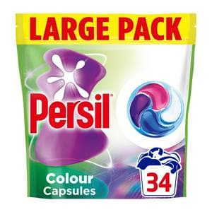 Persil 34 Washes Colour 4 in 1 Fast Dissolving Laundry Capsules
