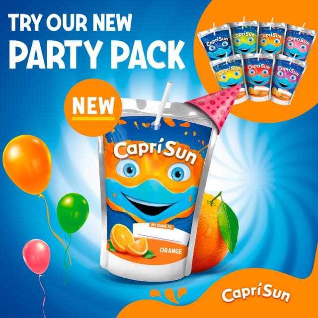 Capri Sun 20 x 200ml Tropical Party Pack Kids Juice Drinks - gallery image 4