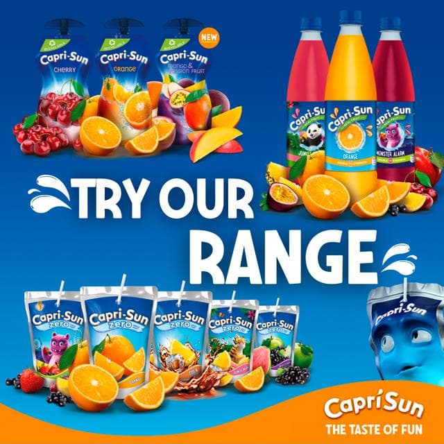 Capri Sun 20 x 200ml Orange Party Pack Kids Juice Drinks - gallery image 3