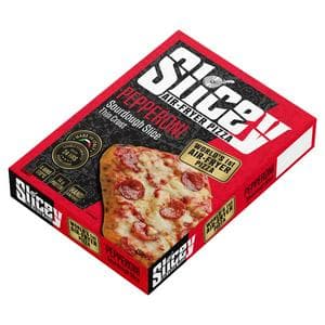 Slicey 130g Pepperoni Sicilian Style Slice Thin Crust Air fryer Pizza