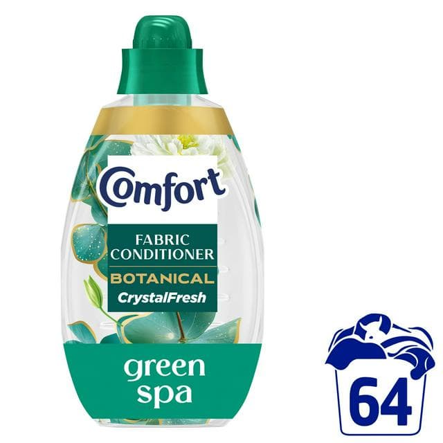 Comfort Botanicals 64 Washes Green Spa Fabric Conditioner 960ml - gallery image 1