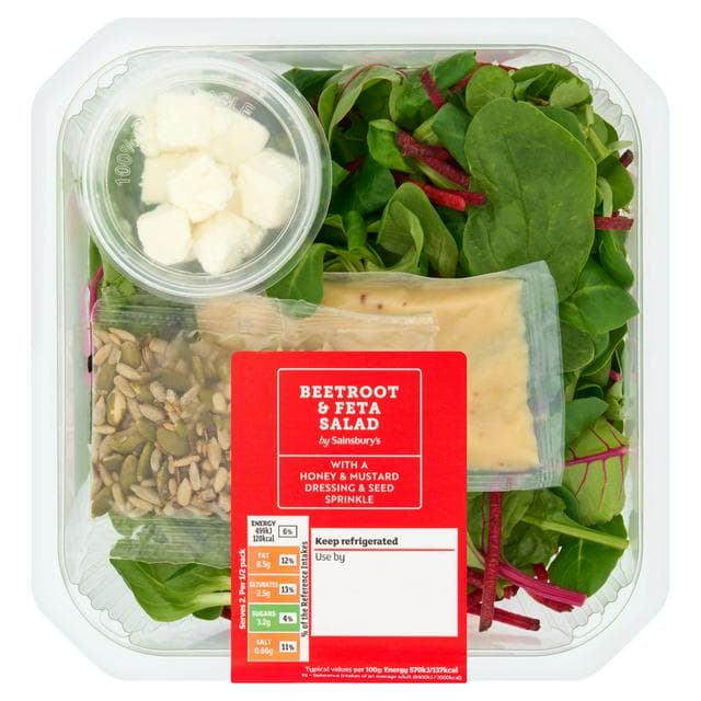 Sainsbury's 175g Beetroot & Feta Salad - gallery image 1