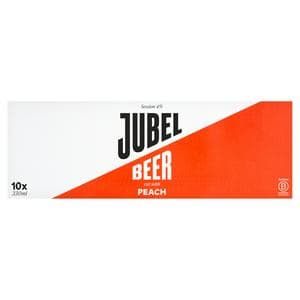 Jubel 10 x 330ml Beer Cut with Peach