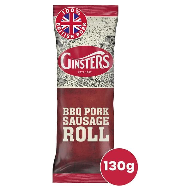 Ginsters 130g BBQ Pork Sausage Roll, Limited Edition - gallery image 1