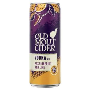 Old Mout Cider 330ml Passionfruit & Lime Vodka Cocktail Can