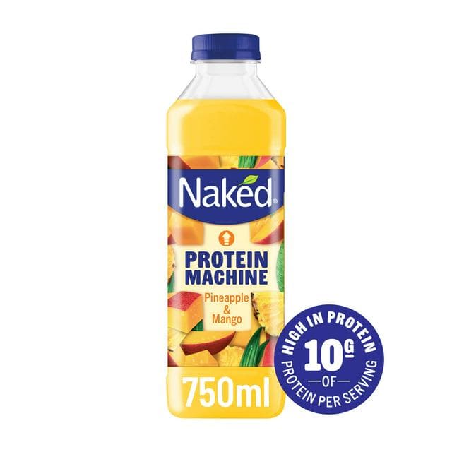 Naked 750ml Pineapple & Mango Protein Machine Smoothie - gallery image 1