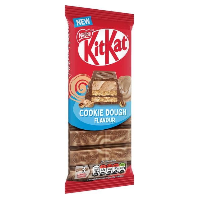 KitKat 99g Cookie Dough Flavour Chocolate Sharing Bar - gallery image 2