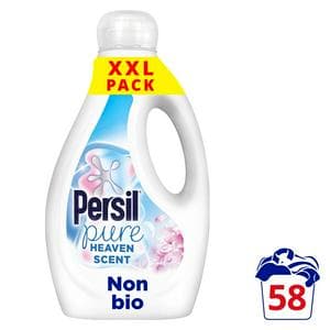 Persil Ultimate Pure Heaven 58 Washes Scent Non Bio Liquid Detergent 1.566L