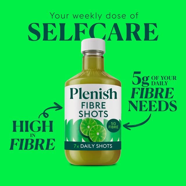 Plenish 7 x Shots High Fibre Shots Dosing Bottle 420ml - gallery image 2
