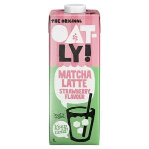 Oatly 1L Strawberry Flavour Matcha Latte Oat Drink