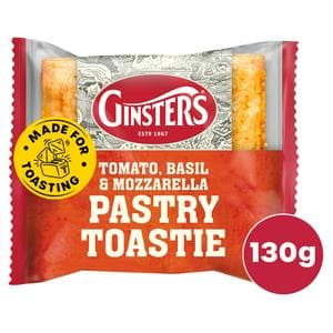Ginsters 130g Tomato, Basil & Mozzarella Pastry Toastie