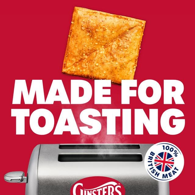 Ginsters 130g Smoked Ham & Cheddar Pastry Toastie - gallery image 2