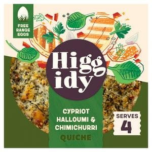 Higgidy 400g Cypriot Halloumi & Chimichurri Quiche