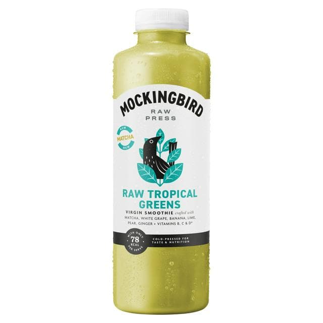 Mockingbird Raw Press 750ml Raw Tropical Greens Smoothie - gallery image 1