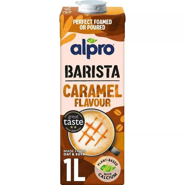 Alpro 1L Barista Caramel Flavour Dairy Alternative Drink - gallery image 1