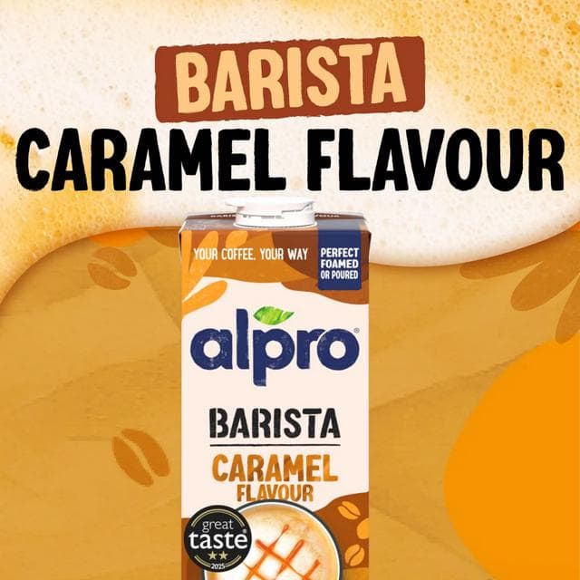 Alpro 1L Barista Caramel Flavour Dairy Alternative Drink - gallery image 5
