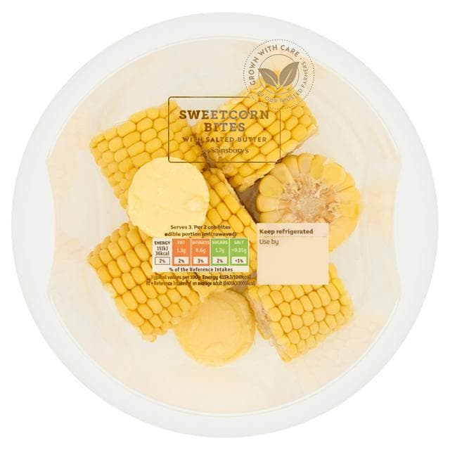 Sainsbury's 240g with Salted Butter Sweetcorn Bites - gallery image 1