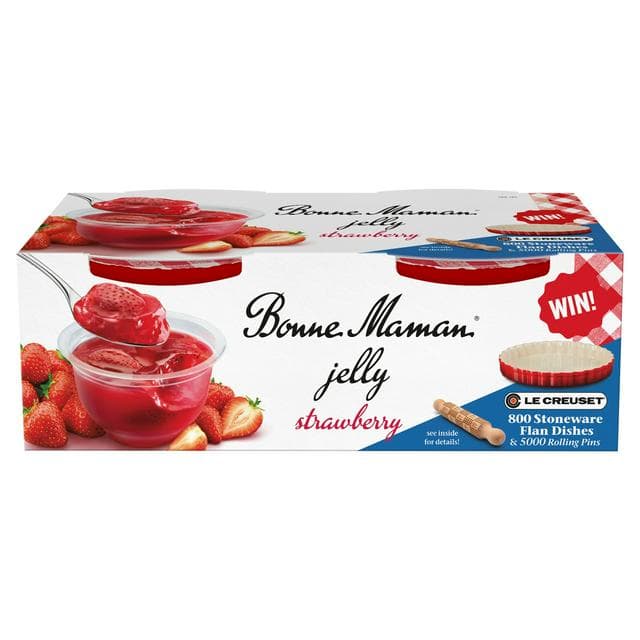 Bonne Maman 2 x 90g Strawberry Jelly - gallery image 1