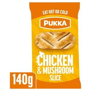 Pukka 140g Chicken & Mushroom Slice