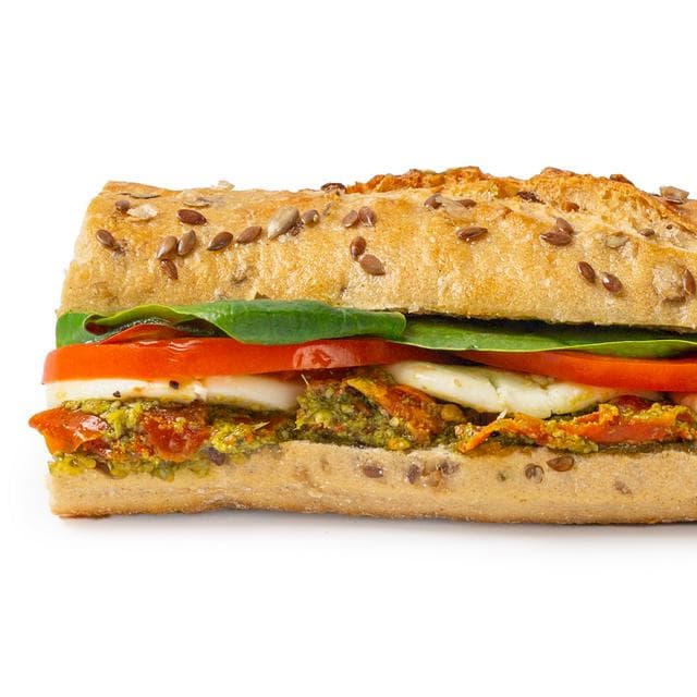 Coco di Mama Pesto Mozzarella Caprese on Seeded Sourdough - gallery image 2