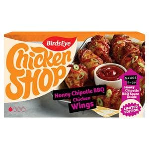 Birds Eye Chicken Shop 385g Honey Chipotle BBQ Chicken Wings, Limited Edition