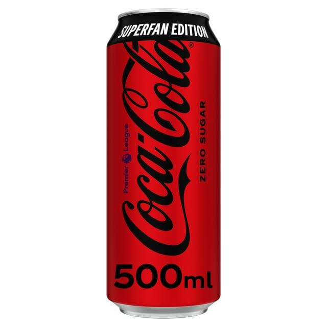 Coca-Cola 500ml Zero Sugar Can - gallery image 1