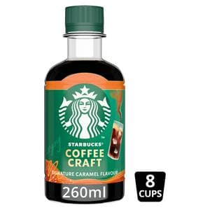 Starbucks 260ml Signature Caramel Flavour Concentrated Iced Coffee