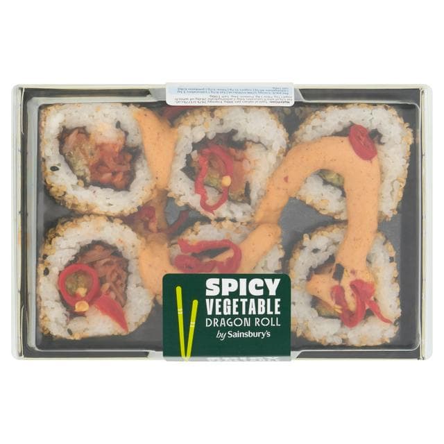 Sainsbury's 164g Spicy Vegetable Dragon Rolls - gallery image 1