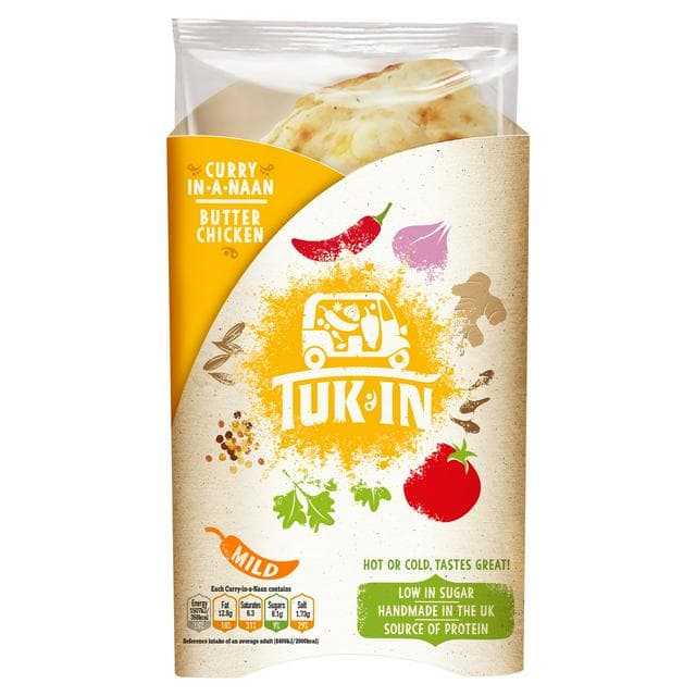 Tuk In 180g Curry in a Naan Butter Chicken Wrap - gallery image 1