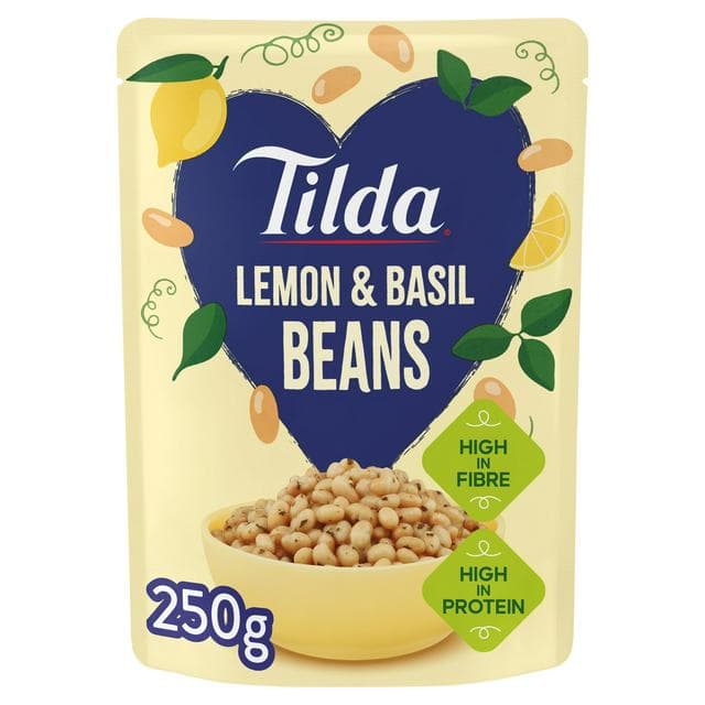 Tilda 250g Lemon & Basil Beans - gallery image 1