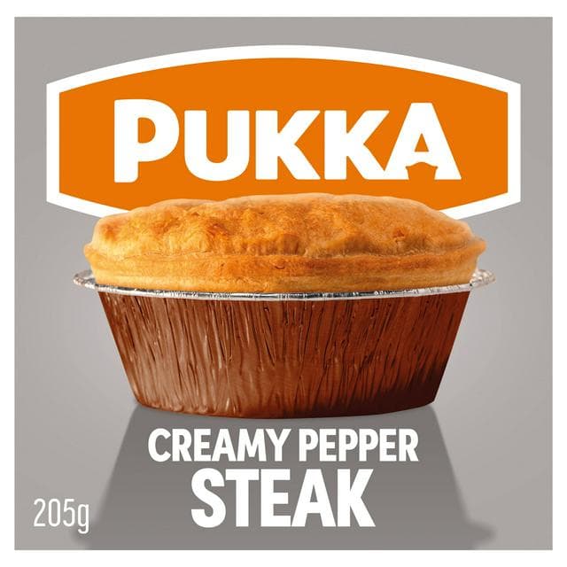 Pukka 205g Creamy Pepper Steak Pie - gallery image 1