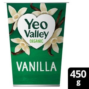Yeo Valley Organic 450g Vanilla Whole Milk Yogurt