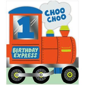 Sainsbury's Diecut Train Age 1