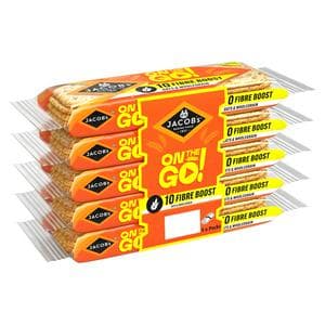 Jacob's On the Go 5 x 46g Fibre Boost Oats & Wholegrain Crackers