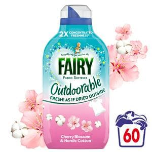 Fairy Outdoorable 60 Washes Cherry Blossom & Nordic Cotton Fabric Softener