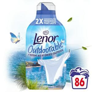 Lenor Outdoorable 86 Washes Seabreeze Stroll Fabric Softener