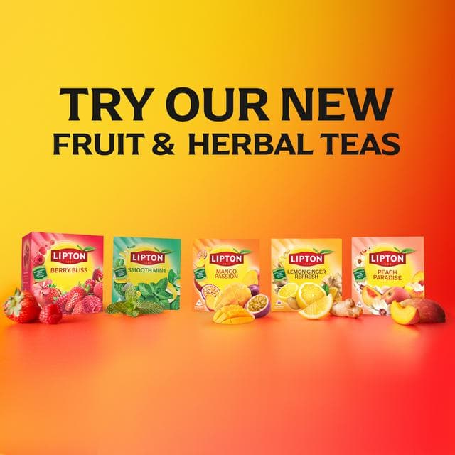Lipton Peach Paradise 20 x 2.3g Peach & White Hibiscus Pyramid Tea Bags - gallery image 5