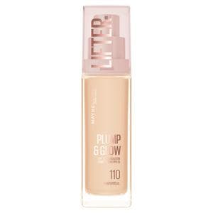 Maybelline New York Foundation, Lifter Plump & Glow All Day Wear Shade 110