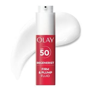 Olay Regenerist 50ml Firm & Plump SPF 50+ with Collagen Peptide Face Cream Pump