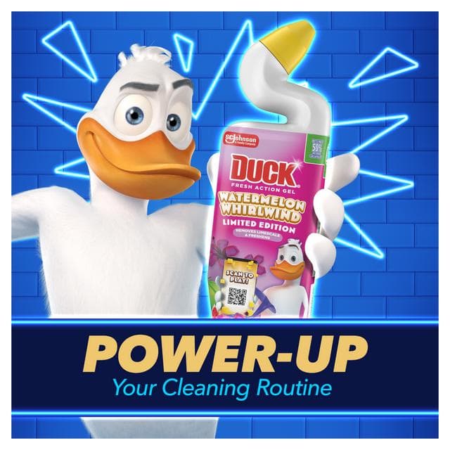 Duck Deep Action Toilet Cleaner Liquid Watermelon Whirlwind 750ml - gallery image 2